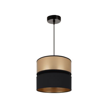 Brilagi - Luster na sajli ROYAL 1xE27/15W/230V pr. 25 cm crno/zlatna