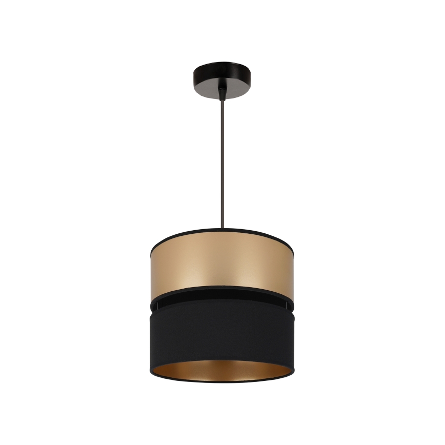 Brilagi - Luster na sajli ROYAL 1xE27/15W/230V pr. 25 cm crno/zlatna