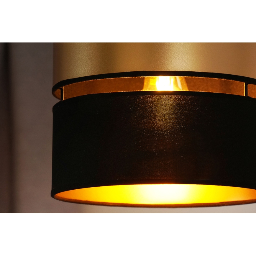 Brilagi - Luster na sajli ROYAL 1xE27/15W/230V pr. 25 cm crno/zlatna
