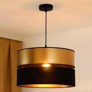 Brilagi - Luster na sajli ROYAL 1xE27/15W/230V pr. 40 cm crno/zlatna
