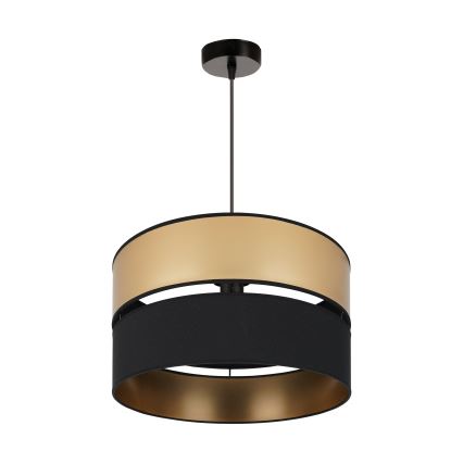 Brilagi - Luster na sajli ROYAL 1xE27/15W/230V pr. 40 cm crno/zlatna