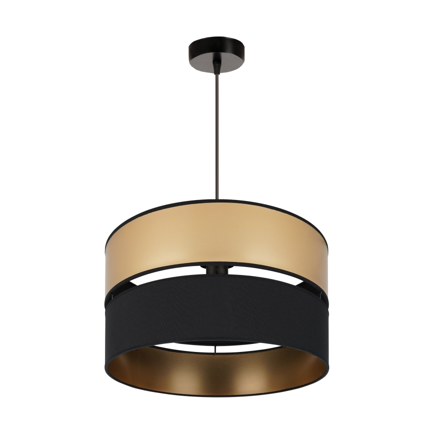 Brilagi - Luster na sajli ROYAL 1xE27/15W/230V pr. 40 cm crno/zlatna