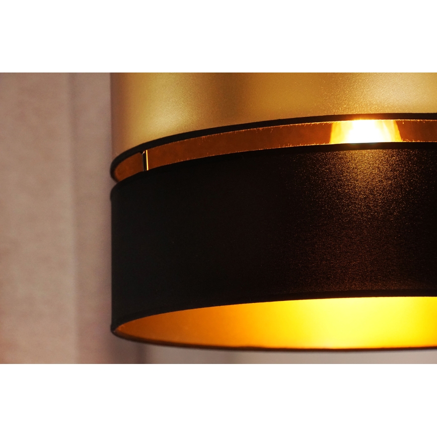 Brilagi - Luster na sajli ROYAL 1xE27/15W/230V pr. 40 cm crno/zlatna