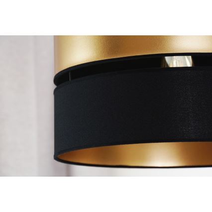 Brilagi - Luster na sajli ROYAL 1xE27/15W/230V pr. 40 cm crno/zlatna