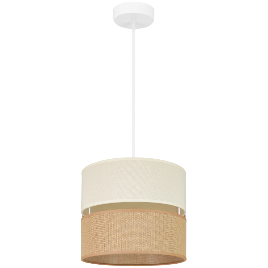 Brilagi - Luster na sajli ROYAL YUTE 1xE27/15W/230V pr. 25 cm bež/kremasta
