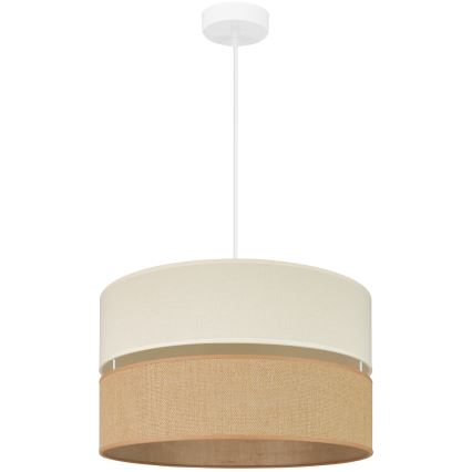 Brilagi - Luster na sajli ROYAL YUTE 1xE27/15W/230V pr. 40 cm bež/kremasta