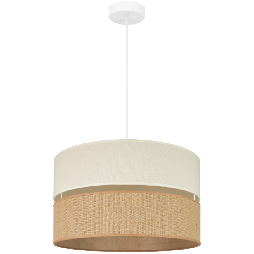 Brilagi - Luster na sajli ROYAL YUTE 1xE27/15W/230V pr. 40 cm bež/kremasta