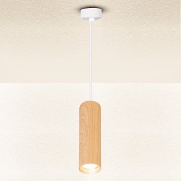 Brilagi - Luster na sajli SELE 1xGU10/30W/230V bela/braon