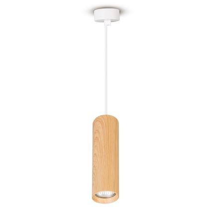 Brilagi - Luster na sajli SELE 1xGU10/30W/230V bela/braon