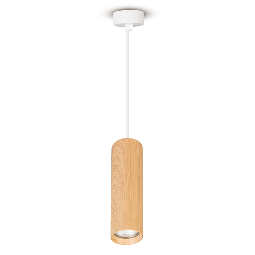 Brilagi - Luster na sajli SELE 1xGU10/30W/230V bela/braon