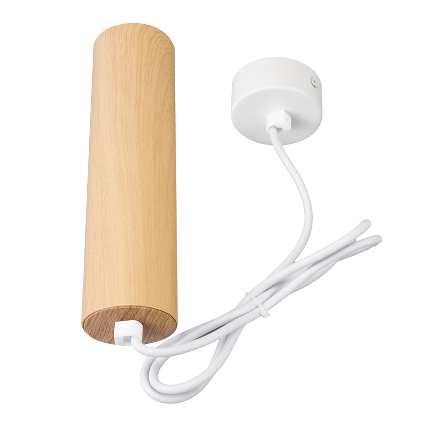 Brilagi - Luster na sajli SELE 1xGU10/30W/230V bela/braon