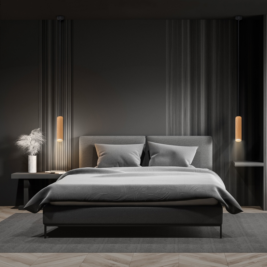 Brilagi - Luster na sajli SELE 1xGU10/30W/230V crno/braon