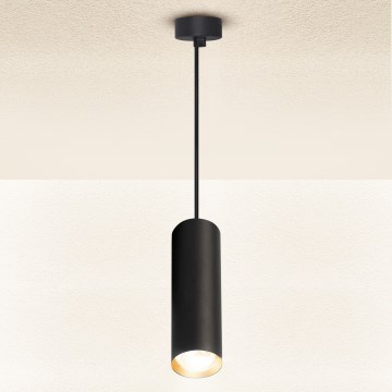 Brilagi - Luster na sajli SELE 1xGU10/30W/230V crno/zlatna
