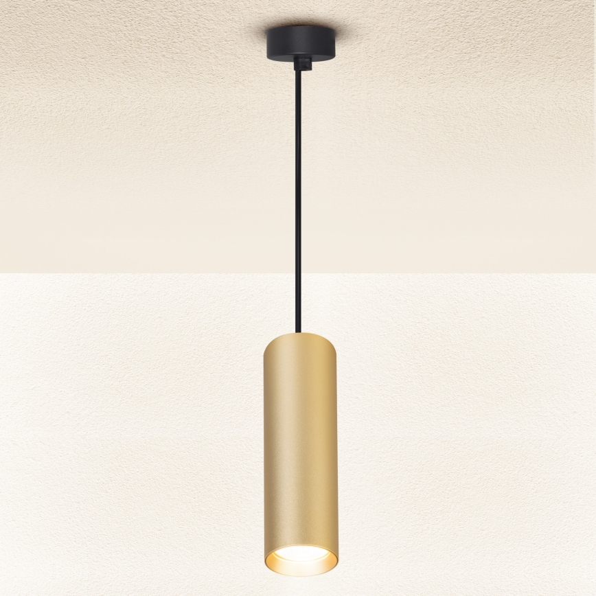 Brilagi - Luster na sajli SELE 1xGU10/30W/230V crno/zlatna