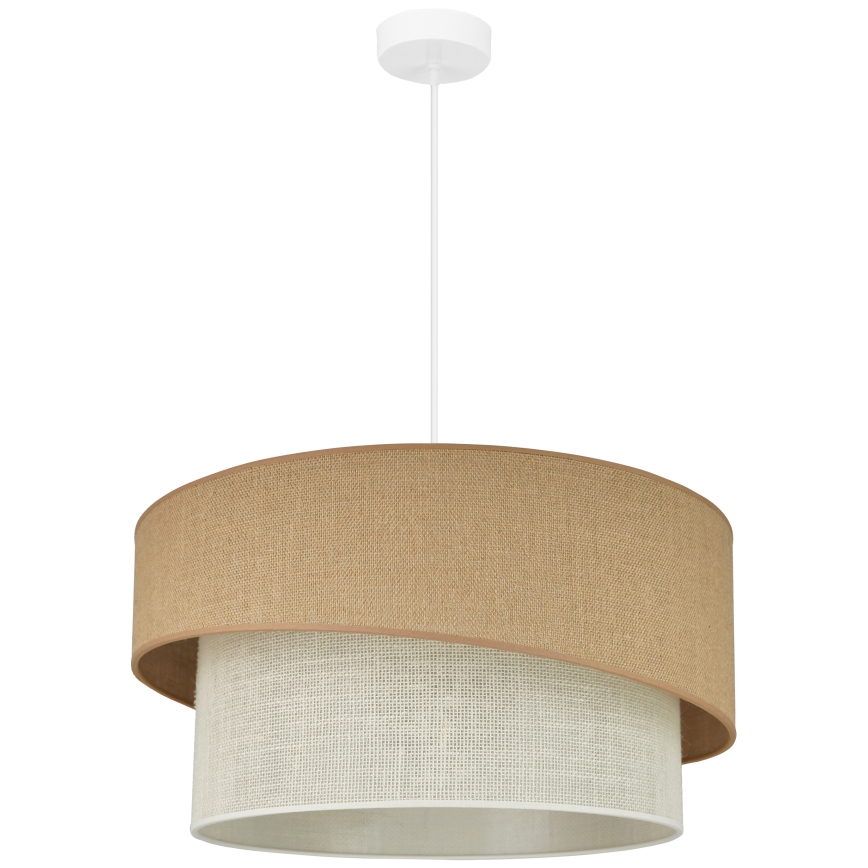 Brilagi - Luster na sajli SHINE 1xE27/15W/230V pr. 50 cm bež/kremasta
