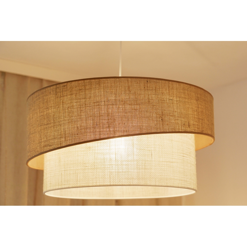 Brilagi - Luster na sajli SHINE 1xE27/15W/230V pr. 50 cm bež/kremasta