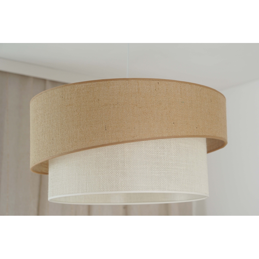 Brilagi - Luster na sajli SHINE 1xE27/15W/230V pr. 50 cm bež/kremasta