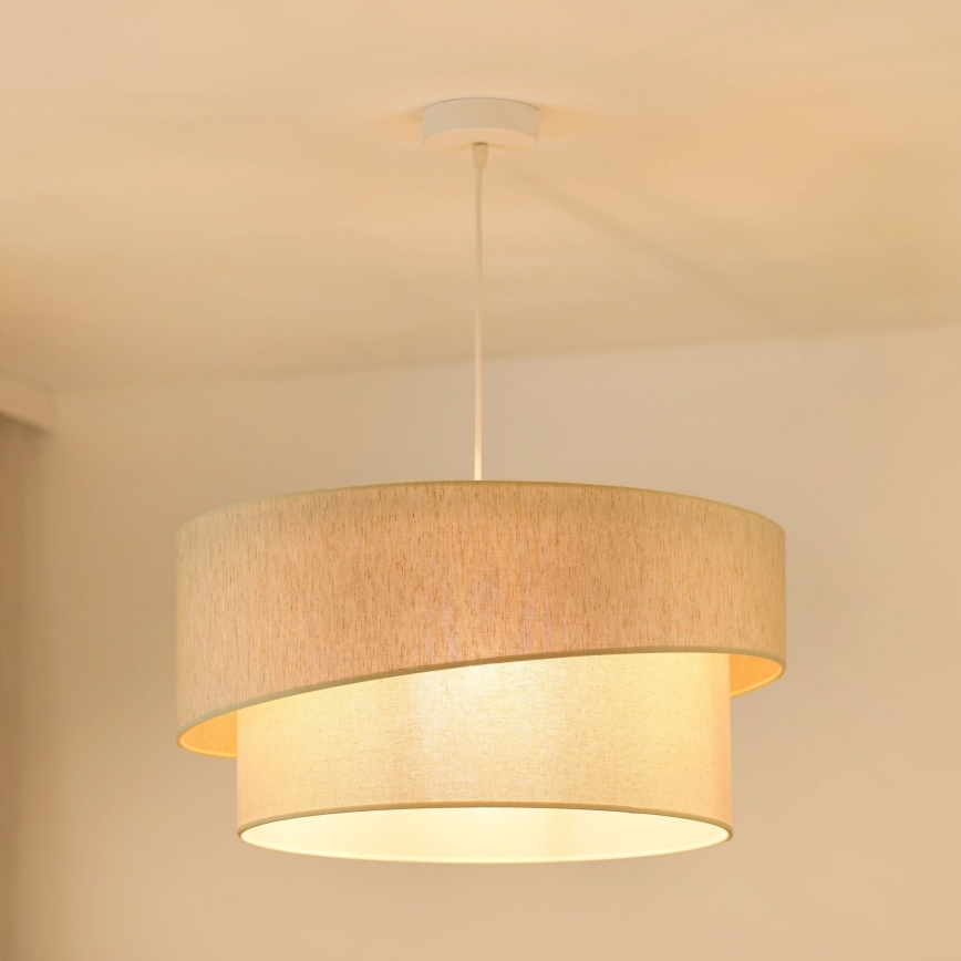 Brilagi - Luster na sajli SHINE 1xE27/15W/230V pr. 50 cm kremasta