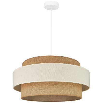Brilagi - Luster na sajli SPACE LIGHT 1xE27/15W/230V pr. 50 cm bež/kremasta