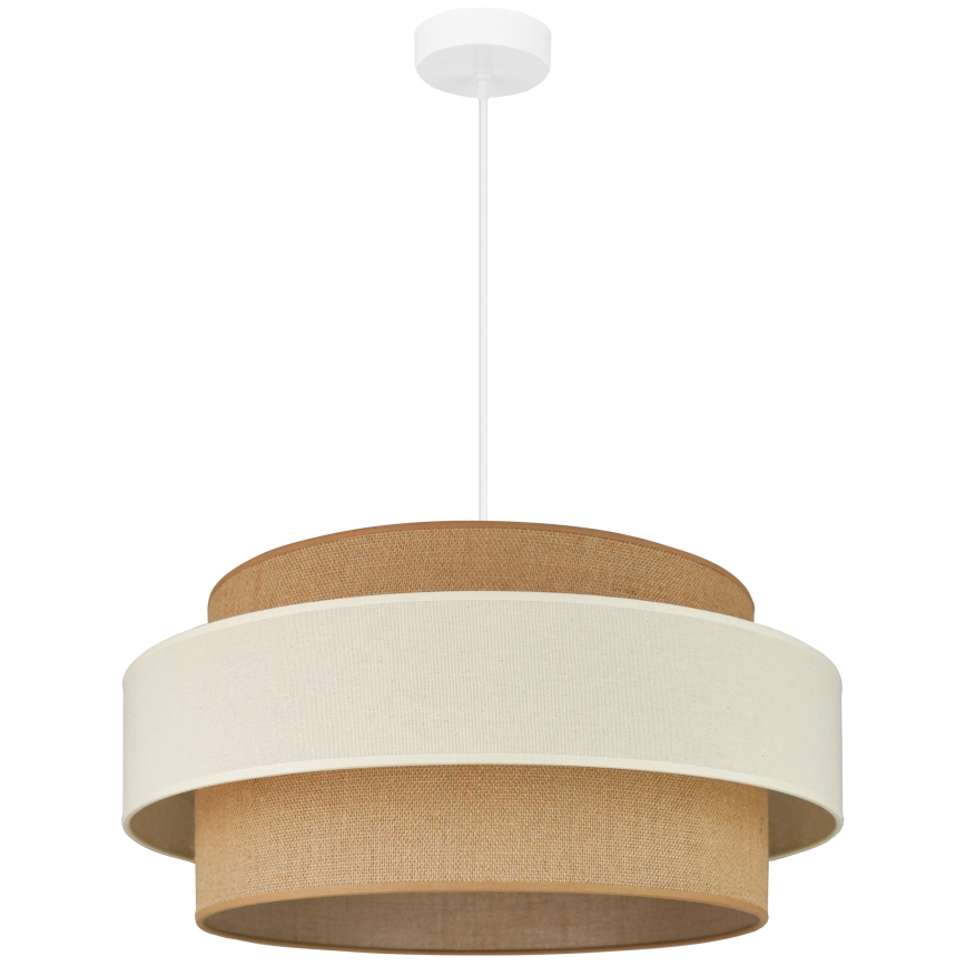 Brilagi - Luster na sajli SPACE LIGHT 1xE27/15W/230V pr. 50 cm bež/kremasta