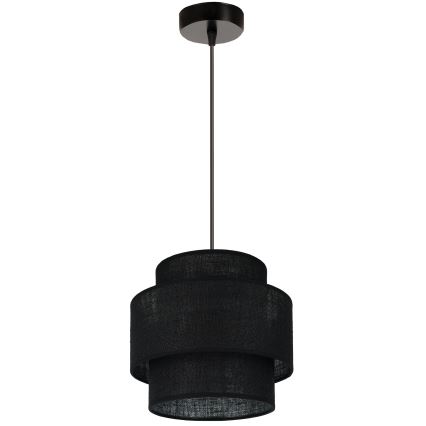 Brilagi - Luster na sajli SPACE YUTE 1xE27/15W/230V pr. 25 cm crno