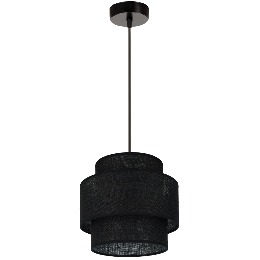 Brilagi - Luster na sajli SPACE YUTE 1xE27/15W/230V pr. 25 cm crno