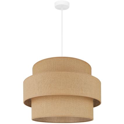 Brilagi - Luster na sajli SPACE YUTE 1xE27/15W/230V pr. 50 cm bež/bela