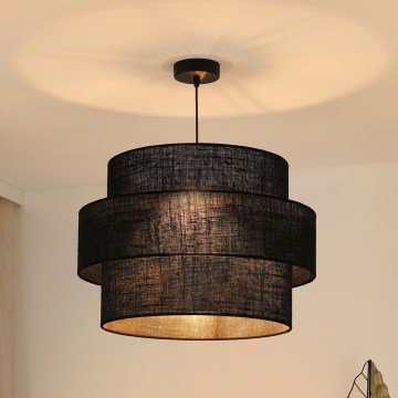 Brilagi - Luster na sajli SPACE YUTE 1xE27/15W/230V pr. 50 cm crno