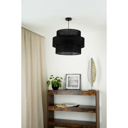 Brilagi - Luster na sajli SPACE YUTE 1xE27/15W/230V pr. 50 cm crno