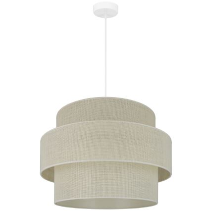 Brilagi - Luster na sajli SPACE YUTE 1xE27/15W/230V pr. 50 cm kremasta/bela