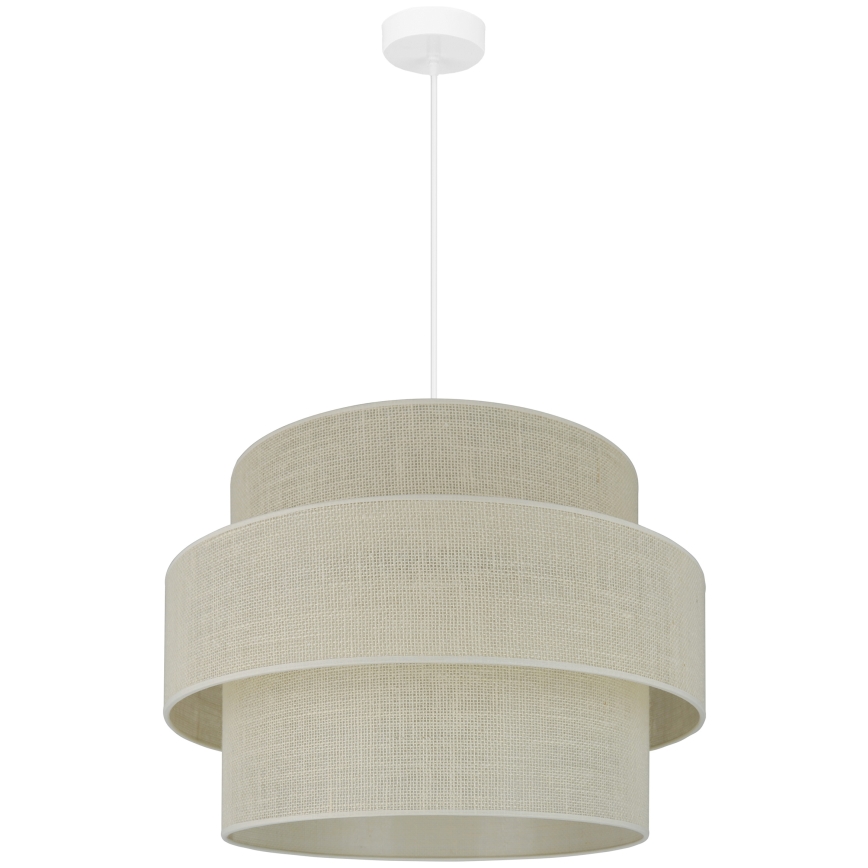 Brilagi - Luster na sajli SPACE YUTE 1xE27/15W/230V pr. 50 cm kremasta/bela