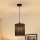 Brilagi - Luster na sajli TUBES 1xE27/15W/230V pr. 20 cm crno