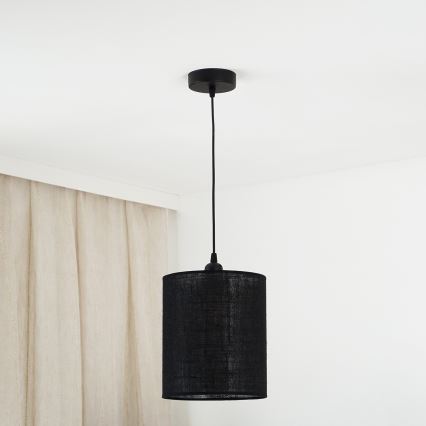 Brilagi - Luster na sajli TUBES 1xE27/15W/230V pr. 20 cm crno