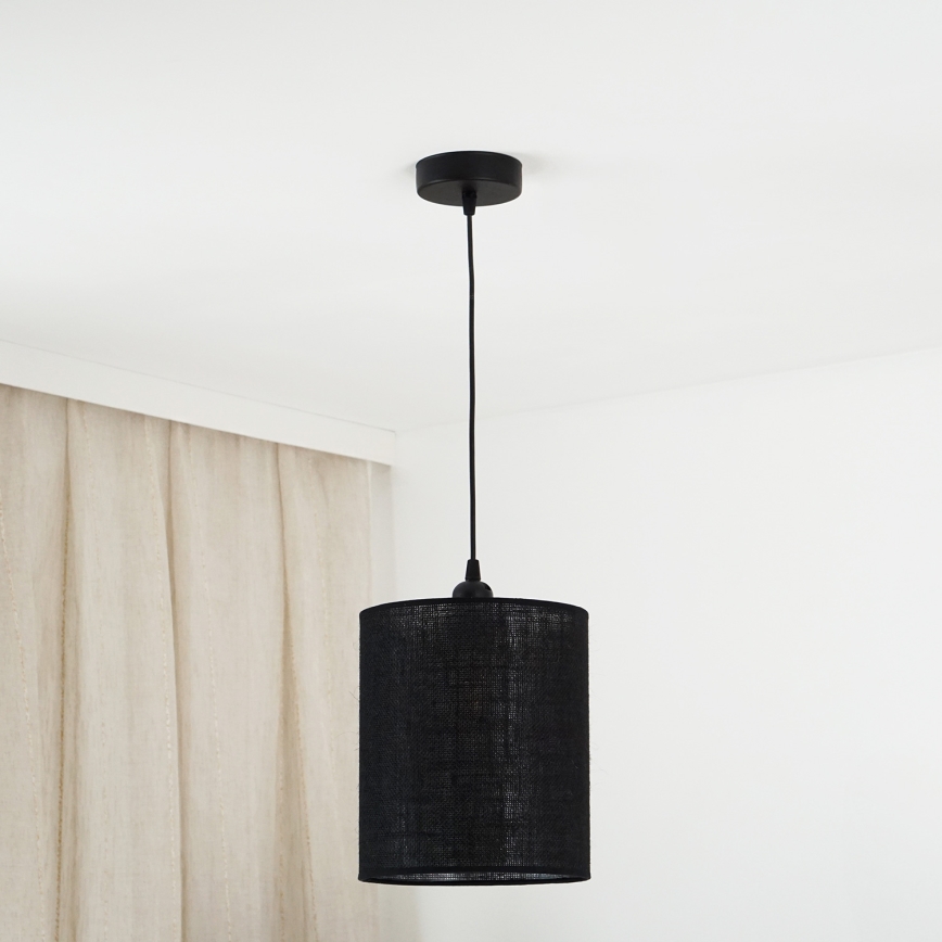 Brilagi - Luster na sajli TUBES 1xE27/15W/230V pr. 20 cm crno