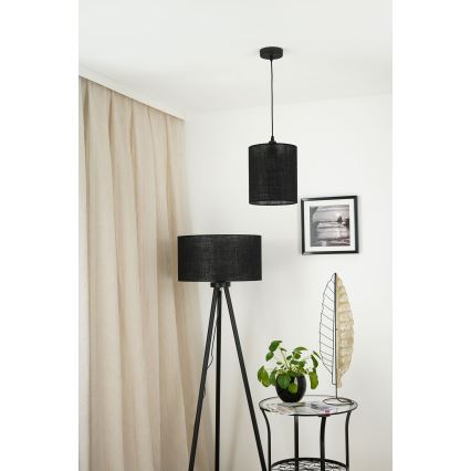 Brilagi - Luster na sajli TUBES 1xE27/15W/230V, prečnik 20 cm, crna