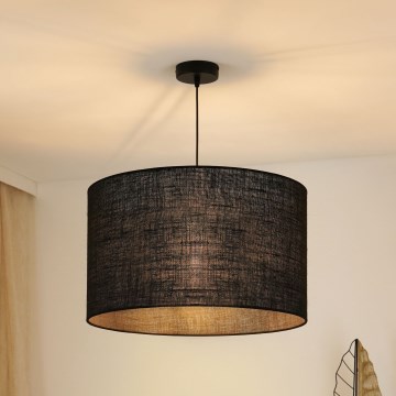 Brilagi - Luster na sajli TUBES ROLLER 1xE27/15W/230V pr. 50 cm crno