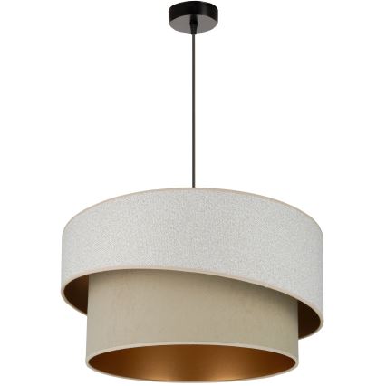 Brilagi - Luster na sajli VEGAS SHINE 1xE27/15W/230V pr. 50 cm kremasta/bež