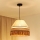 Brilagi - Luster na sajli WINNETOU AVIGNION 1xE27/15W/230V pr. 35 cm braon/kremasta