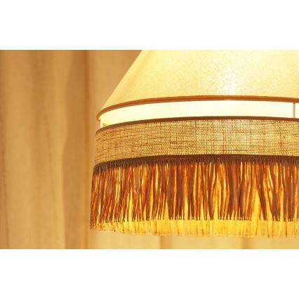 Brilagi - Luster na sajli WINNETOU AVIGNION 1xE27/15W/230V pr. 35 cm braon/kremasta