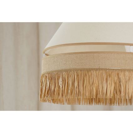 Brilagi - Luster na sajli WINNETOU AVIGNION 1xE27/15W/230V pr. 35 cm braon/kremasta