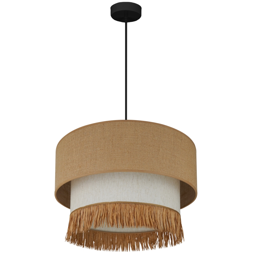 Brilagi - Luster na sajli WINNETOU BOHO 1xE27/15W/230V pr. 45 cm braon/kremasta