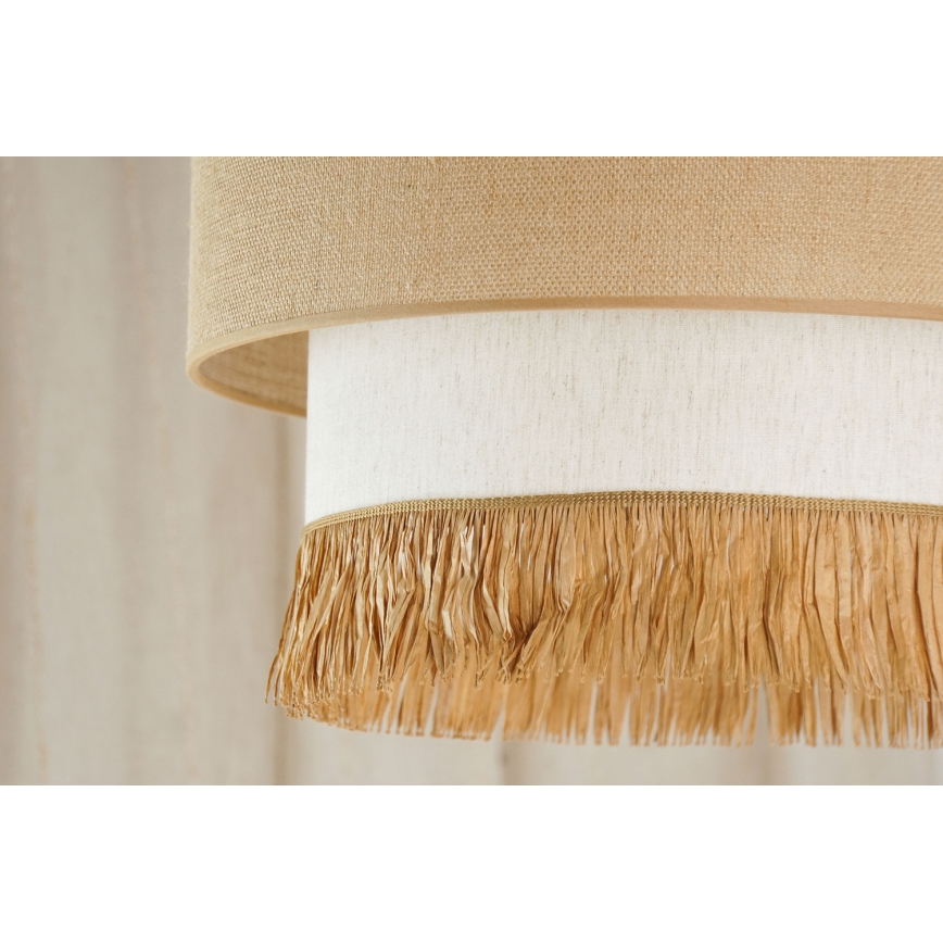 Brilagi - Luster na sajli WINNETOU BOHO 1xE27/15W/230V pr. 45 cm braon/kremasta