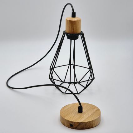Brilagi - Luster na sajli WOODY BASKET 1xE27/60W/230V hrast