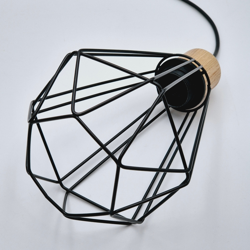 Brilagi - Luster na sajli WOODY BASKET 1xE27/60W/230V hrast