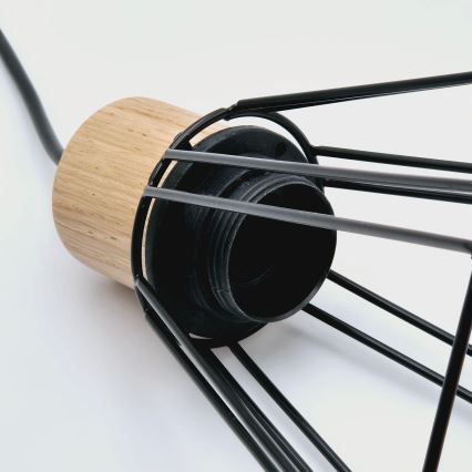 Brilagi - Luster na sajli WOODY BASKET 1xE27/60W/230V hrast