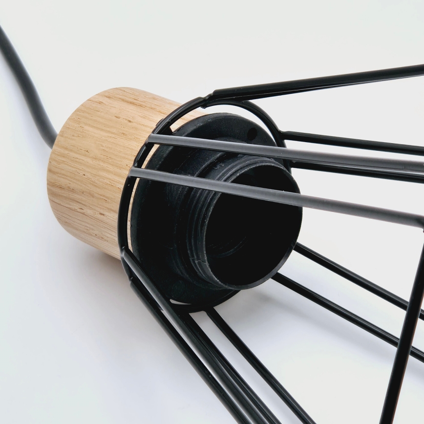Brilagi - Luster na sajli WOODY BASKET 1xE27/60W/230V hrast