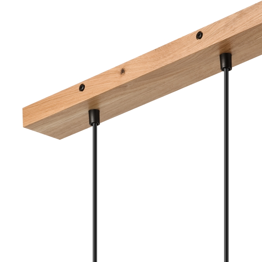 Brilagi - Luster na sajli WOODY BASKET 2xE27/60W/230V hrast