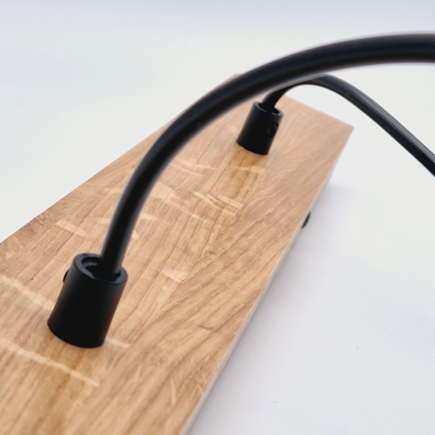 Brilagi - Luster na sajli WOODY BASKET 2xE27/60W/230V hrast
