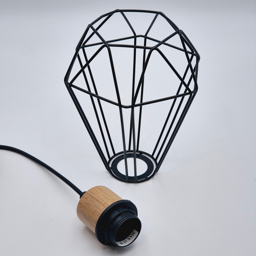 Brilagi - Luster na sajli WOODY BASKET 3xE27/60W/230V hrast