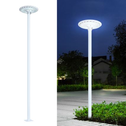 Brilagi - Metalna šipka za stub spoljašnje rasvete URBAN, 3 m, prečnik stuba 58 mm, bela